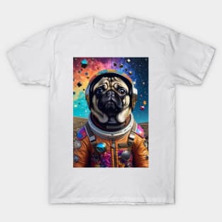 Galactic Pug Explorer T-Shirt